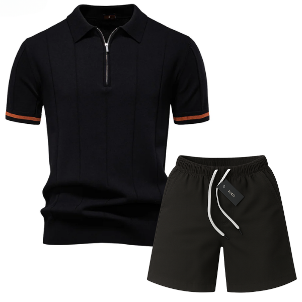 Classic Knit Polo Premium Get Premium Chino Shorts FREE