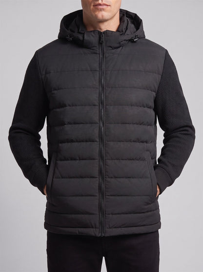 Bruno Winter Jacket - Black Position 2